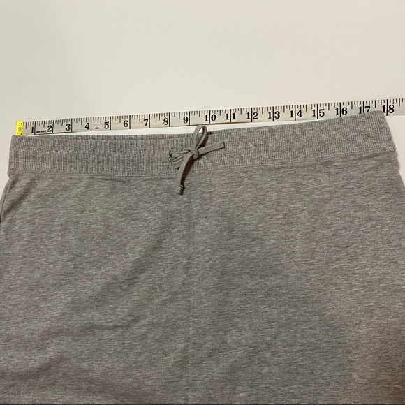 Express Gray Cotton Athletic Cover Up Skirt NWT SZ L - Picture 4 of 6